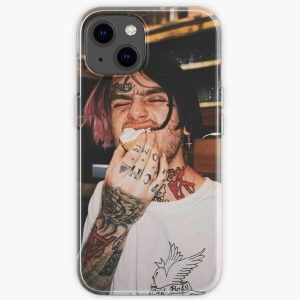 lil peep aesthetic portrait  iPhone Soft Case RB1510 product Offical Lil Peep Merch