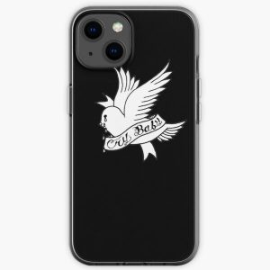 Lil Peep Cry Baby Bird holding Banner iPhone Soft Case RB1510 product Offical Lil Peep Merch