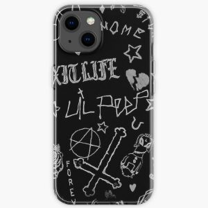 Lil Peep Tattoo Pack Compilation Design #2 iPhone Soft Case RB1510 product Offical Lil Peep Merch