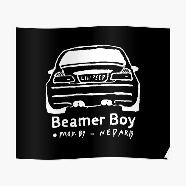 Lil Peep Beamer Boy Car Poster RB1510 product Offical Lil Peep Merch