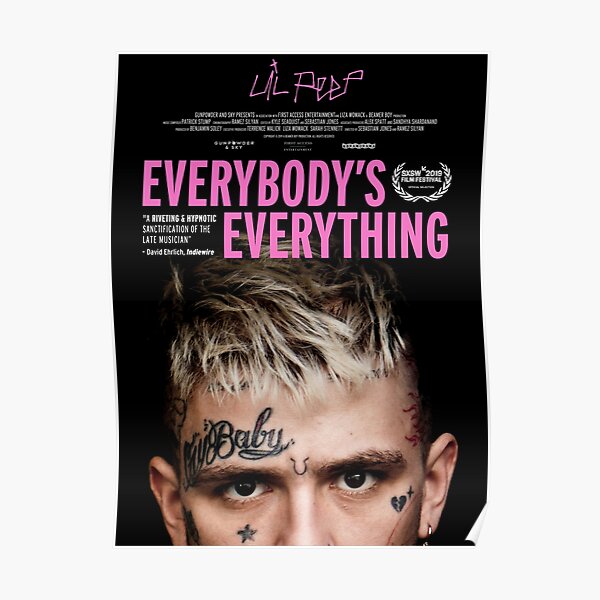 Lil Peep Everybody's Everything Poster RB1510 product Offical Lil Peep Merch