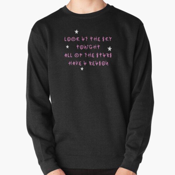 Lil Peep Star Shopping Lyrics Handwritten Pullover Sweatshirt RB1510 product Offical Lil Peep Merch