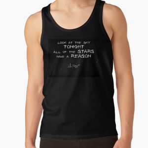 Lil Peep Star Shopping Lyrics Starry Background  Tank Top RB1510 product Offical Lil Peep Merch