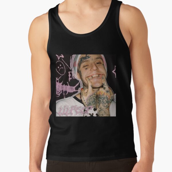 Lil Peep Smiling Tank Top RB1510 product Offical Lil Peep Merch