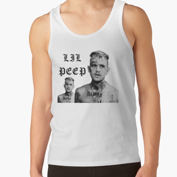 lil peep black and white  Tank Top RB1510 product Offical Lil Peep Merch