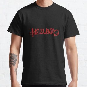 HELLBOY-LIL PEEP LOGO ALBUM Classic T-Shirt RB1510 product Offical Lil Peep Merch