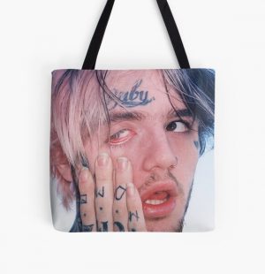 Lil Peep Background All Over Print Tote Bag RB1510 product Offical Lil Peep Merch