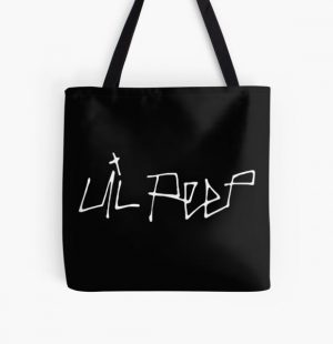 Lil Peep logo All Over Print Tote Bag RB1510 product Offical Lil Peep Merch