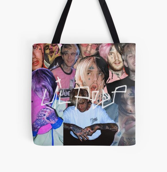 Lil Peep Life In Images All Over Print Tote Bag RB1510 product Offical Lil Peep Merch