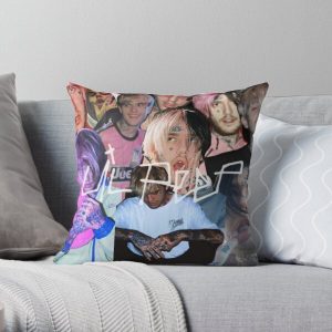 Lil Peep Life In Images Throw Pillow RB1510 product Offical Lil Peep Merch