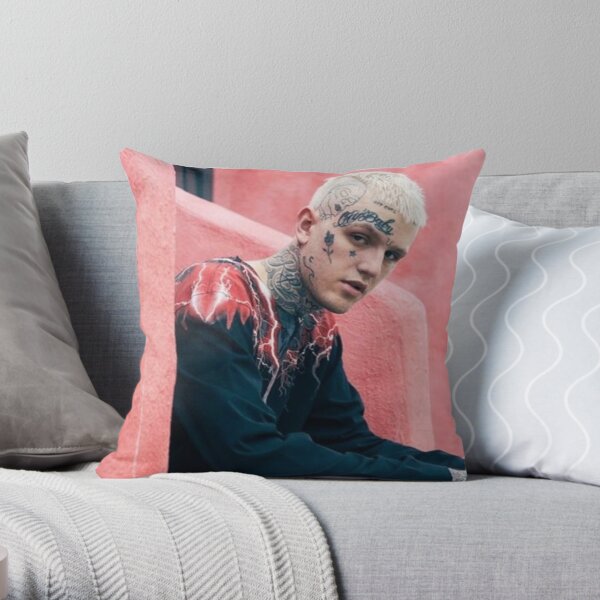 Lil Peep portrait Throw Pillow RB1510 product Offical Lil Peep Merch