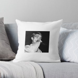Black and White Lil Peep pt. 3 Throw Pillow RB1510 product Offical Lil Peep Merch