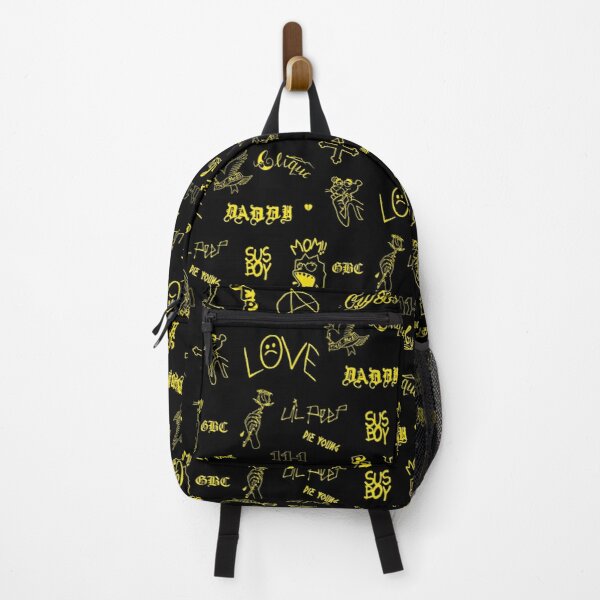 Copy of Lil Peep Tattoos Yellow Backpack RB1510 product Offical Lil Peep Merch