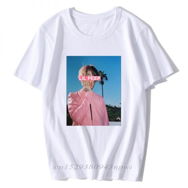 Hip Hop Man Lil Peep T Shirt Quality Comfortable Cotton T Shirt Streetwear Hip Hop O 2 - Lil Peep Store