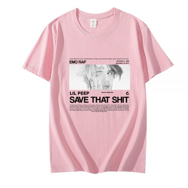 Lil Peep T Shirt Men Women T Shirt Fashion Hip Hop T shirt Soft Cotton Short 1 - Lil Peep Store
