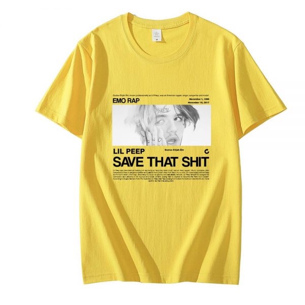 Lil Peep T Shirt Men Women T Shirt Fashion Hip Hop T shirt Soft Cotton Short 3 - Lil Peep Store