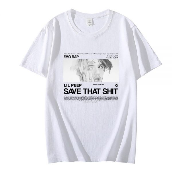 Lil Peep T Shirt Men Women T Shirt Fashion Hip Hop T shirt Soft Cotton Short 4 - Lil Peep Store
