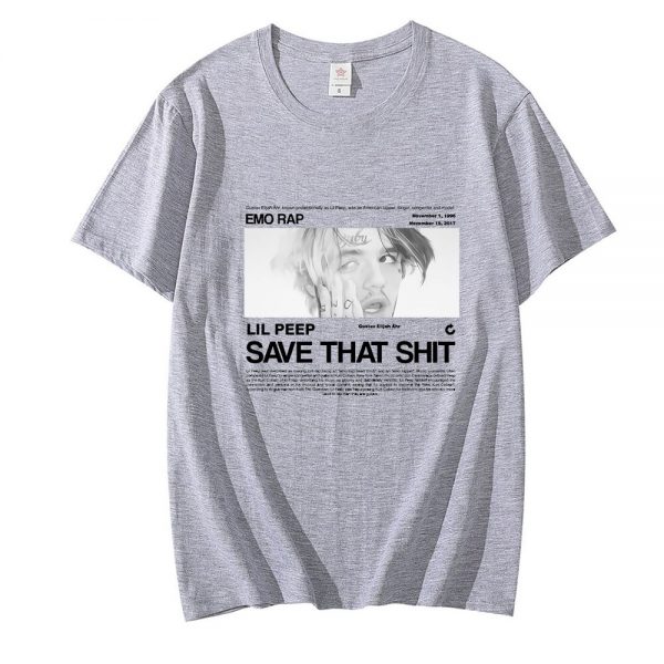 Lil Peep T Shirt Men Women T Shirt Fashion Hip Hop T shirt Soft Cotton Short 5 - Lil Peep Store