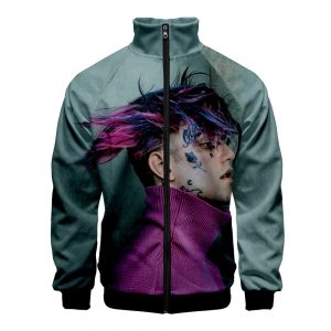 Luxury Humor lil peep Zipper Jacket 3D Print Streetwear Clothes Men Boys Stand Collar Long Sleeve 1 - Lil Peep Store