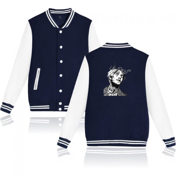 New European Style Jacket Coat College Lil Peep Jackets Winter Men women Casual Fashion Streetwear Baseball 3 - Lil Peep Store