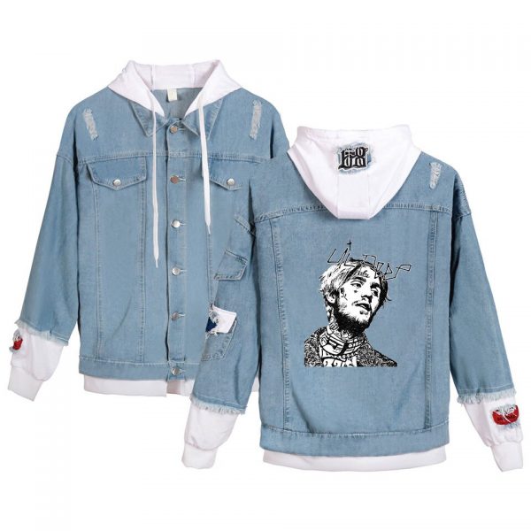 New Fashion Lil Peep jeans hoodies Young People Jacket Lil Peep Denim Jean wear men women 1 - Lil Peep Store
