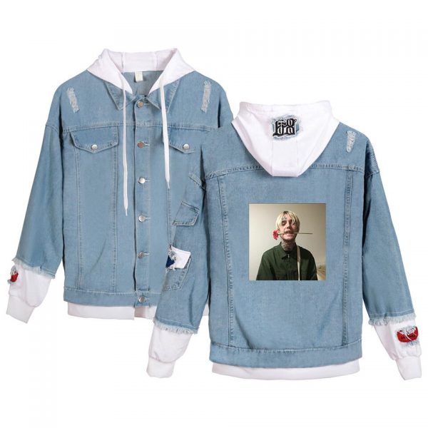 New Fashion Lil Peep jeans hoodies Young People Jacket Lil Peep Denim Jean wear men women 2 - Lil Peep Store