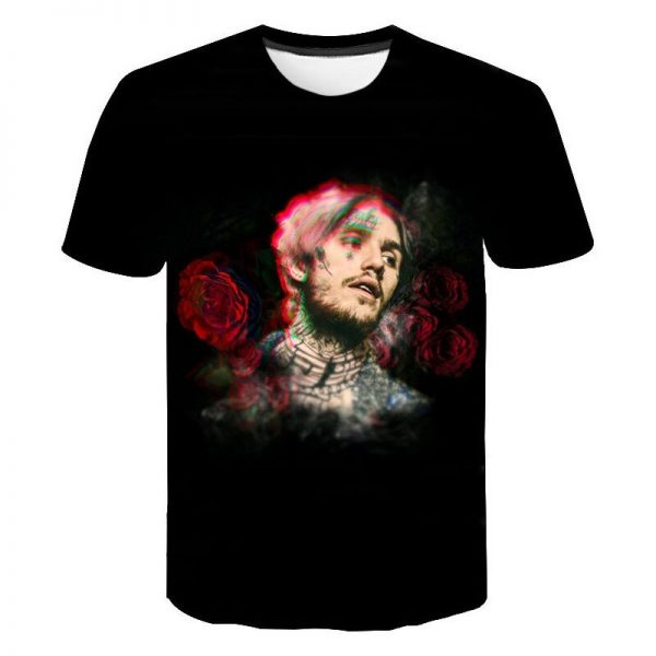 New Singer Lil Peep 3D Printed T shirt Rapper Hip Hop Harajuku Streetwear Men Women Casual 5 - Lil Peep Store