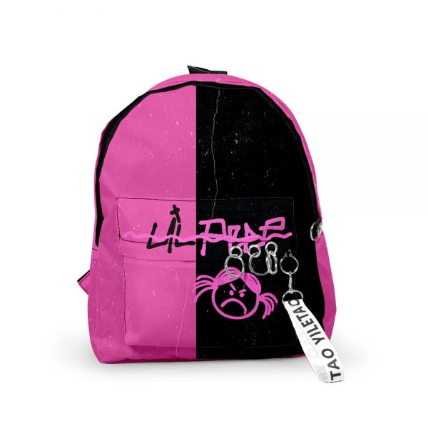 Popular Printed Lil Peep Backpack Fashion Design school backpack Men Women Student Bags multifunction travel Bag - Lil Peep Store