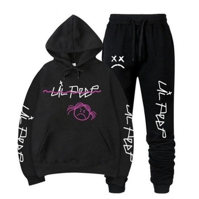 angry girl hoodie &amp sweatpants 4191 - Lil Peep Store