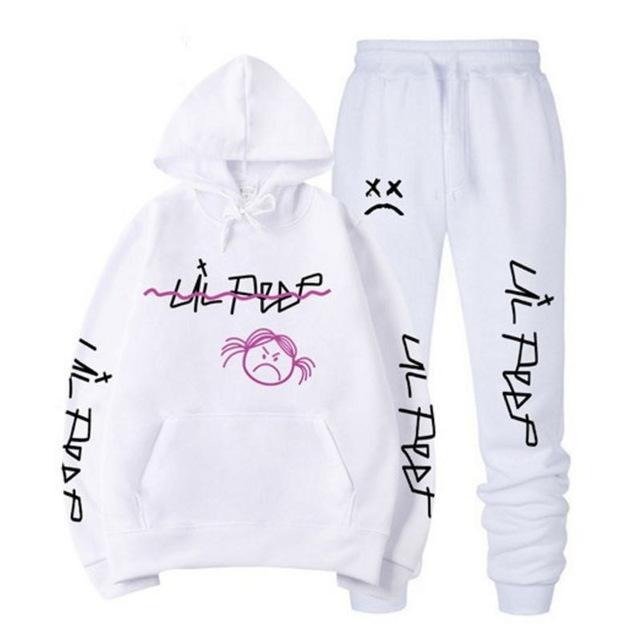 angry girl hoodie &amp sweatpants 5913 - Lil Peep Store