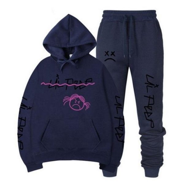 angry girl hoodie amp sweatpants 2660 3 - Lil Peep Store