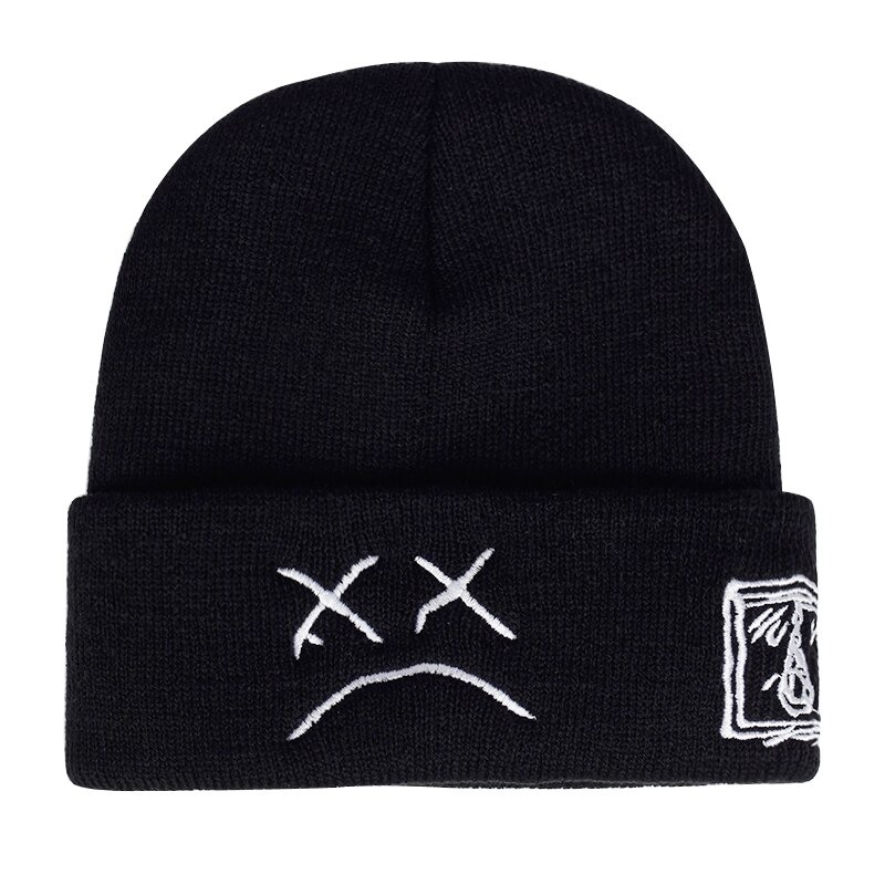 FortyCats Lil P Love L Peep Beanies for Guys Fashion Knit Hat for Unisex Novelty Gift Black Cap Hedging Hat 