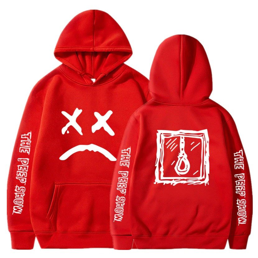 come over when you’re sober sad face hoodie 5799 - Lil Peep Store