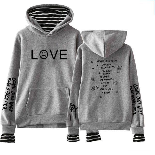 come over when you’re sober – love hoodie 7083 - Lil Peep Store
