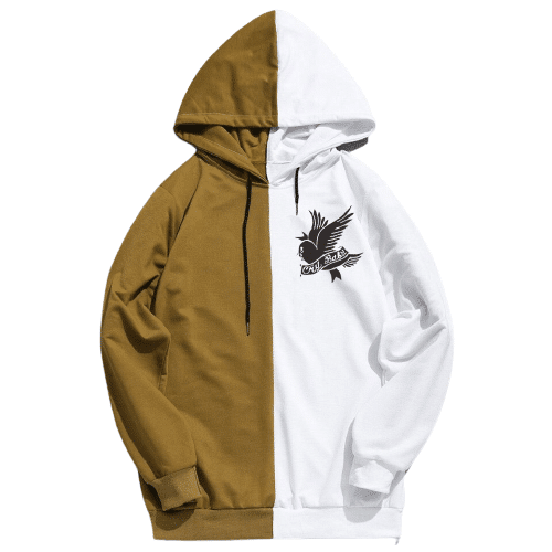 dual color crybaby hoodie 6639 - Lil Peep Store