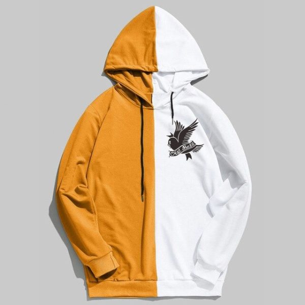 dual color crybaby hoodie 8517 - Lil Peep Store