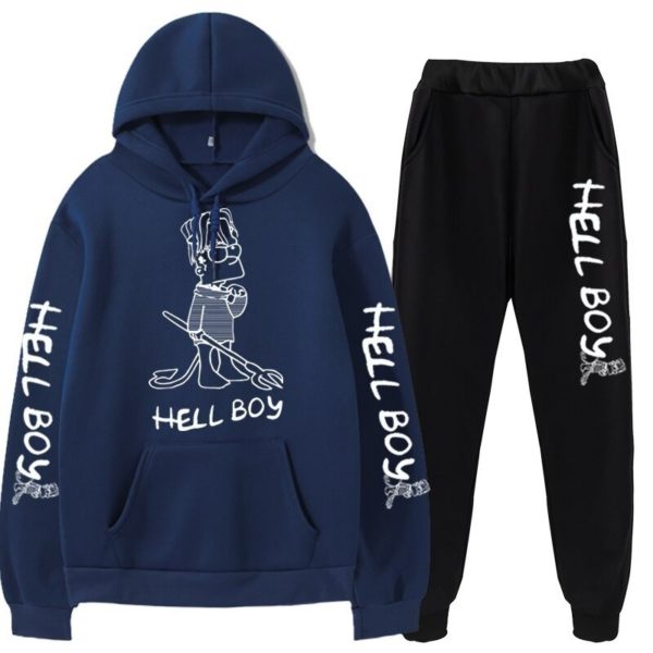 hellboy hoodie &amp sweatpants 3828 - Lil Peep Store