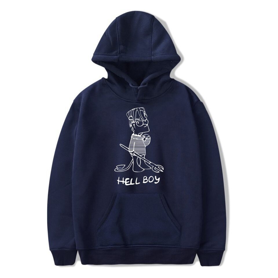 hellboy pullover hoodie 3311 - Lil Peep Store