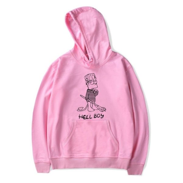 hellboy pullover hoodie 3596 - Lil Peep Store