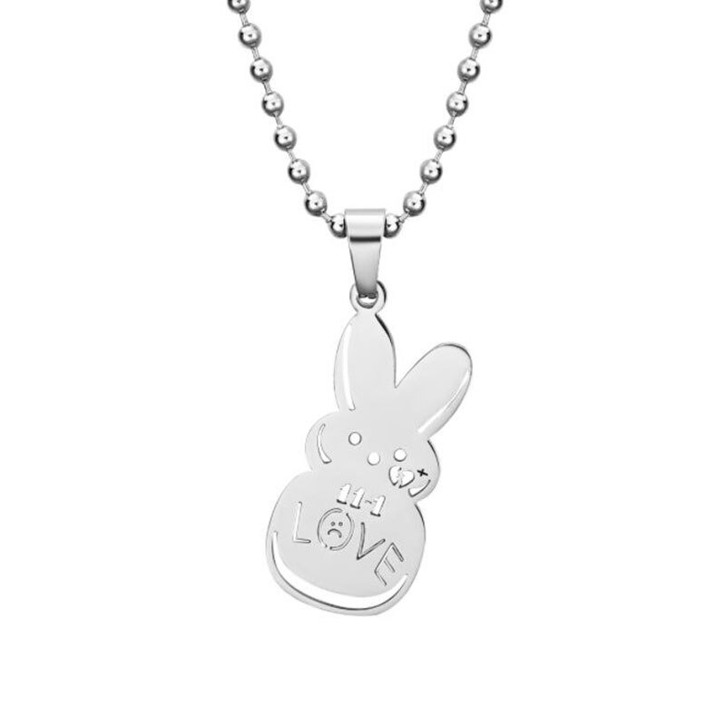kpop lil peep love rabbit pendant necklaces 4025 - Lil Peep Store