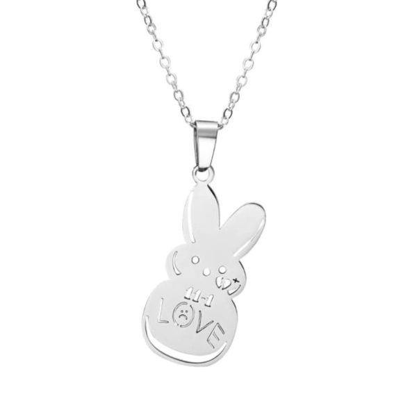kpop lil peep love rabbit pendant necklaces 6470 - Lil Peep Store