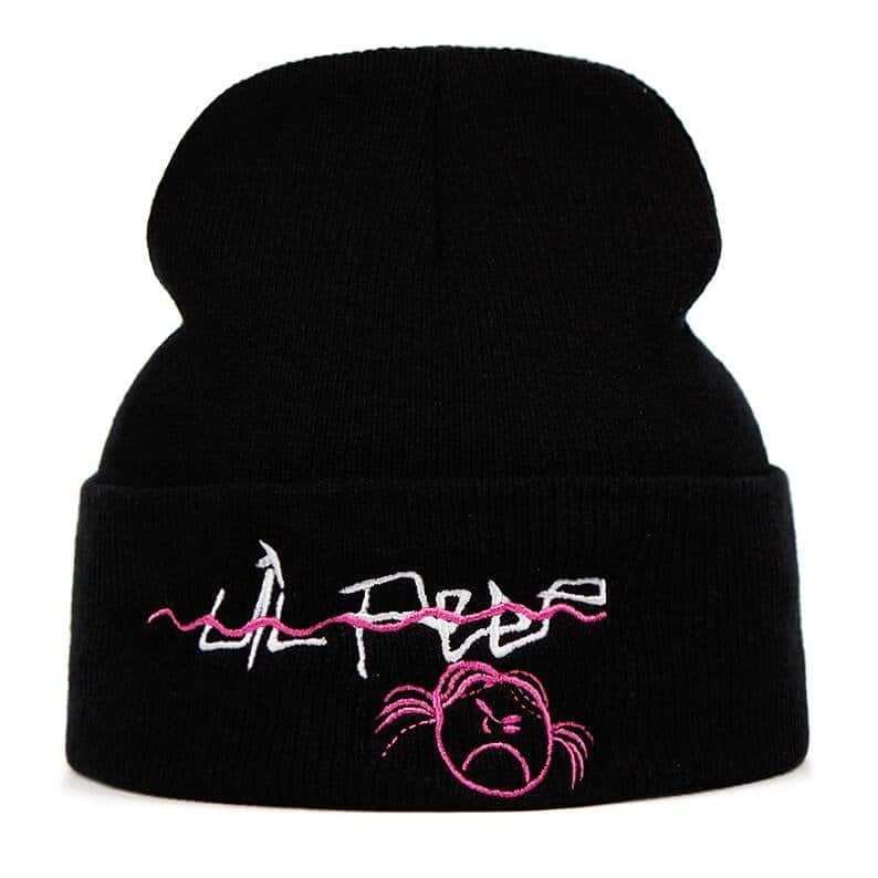 lil peep angry girl embroided beanie 1923 - Lil Peep Store