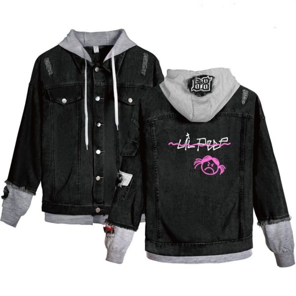 lil peep angry girl jean jacket 6417 - Lil Peep Store