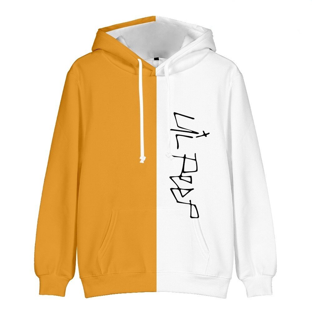 lil peep brown dual color hoodie 6732 - Lil Peep Store