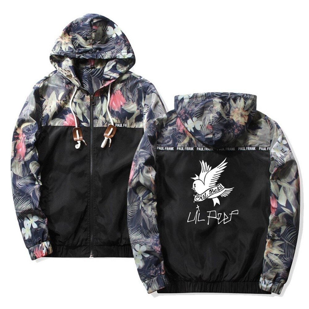 lil peep floral jacket 4171 - Lil Peep Store