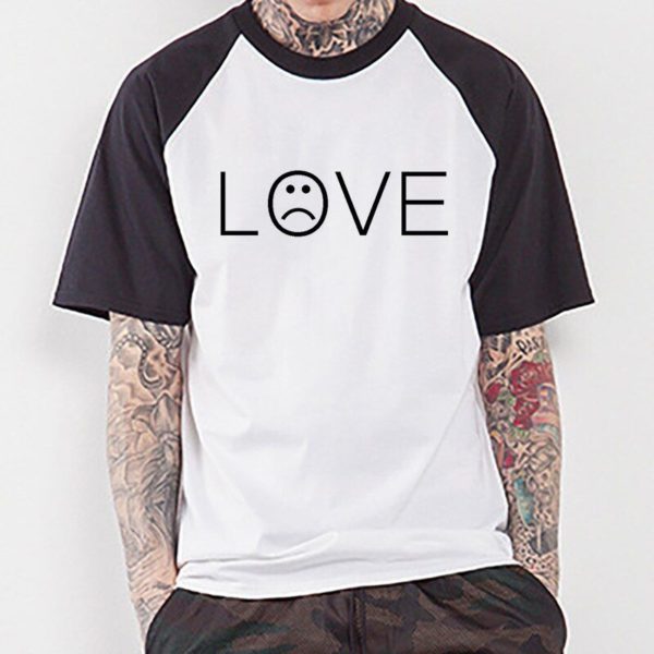 lil peep love raglan t shirt 1364 - Lil Peep Store