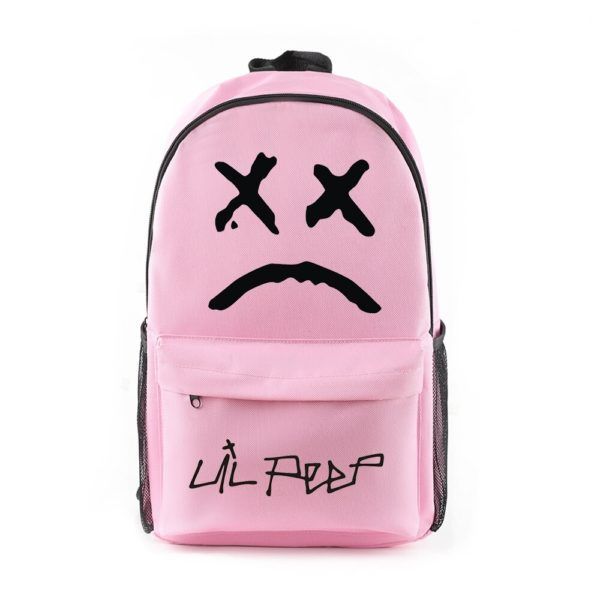 lil peep sad face backpack 5975 - Lil Peep Store