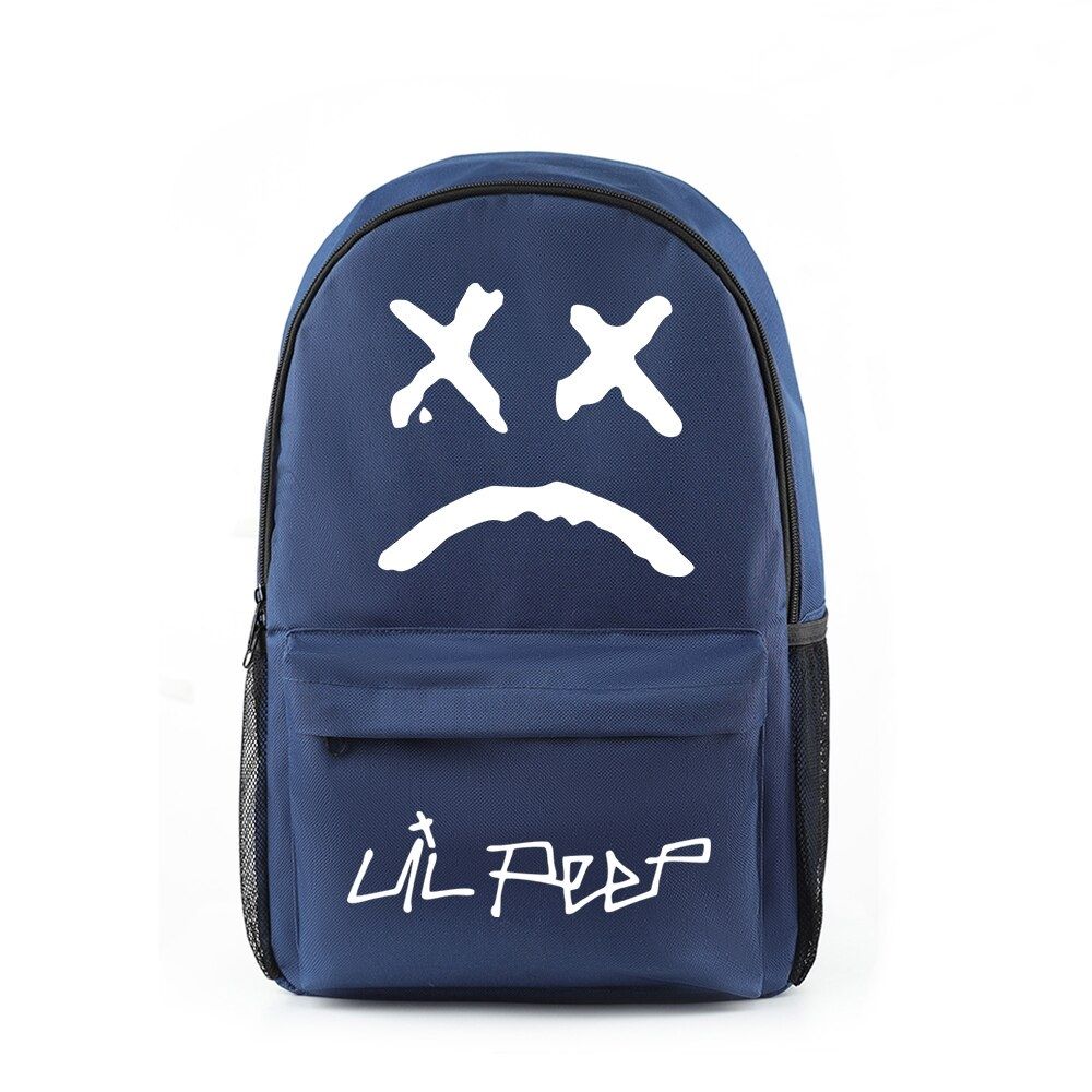 lil peep sad face backpack 8785 - Lil Peep Store
