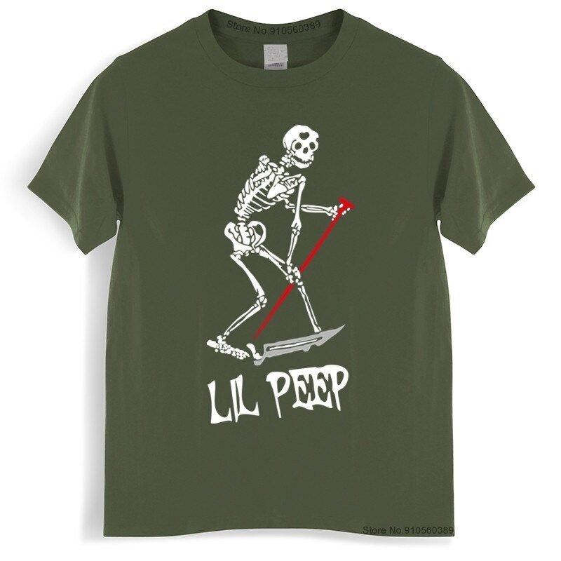 lil peep skeleton t shirt 7443 - Lil Peep Store
