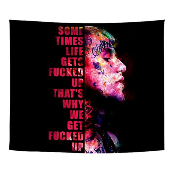 lil peep tapestry wall hanging 3426 - Lil Peep Store